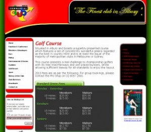 commercial golf club albury